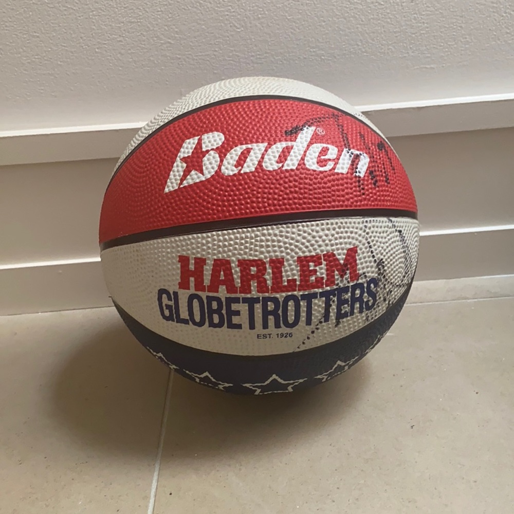 Harlem Globetrotters Signed Basketball